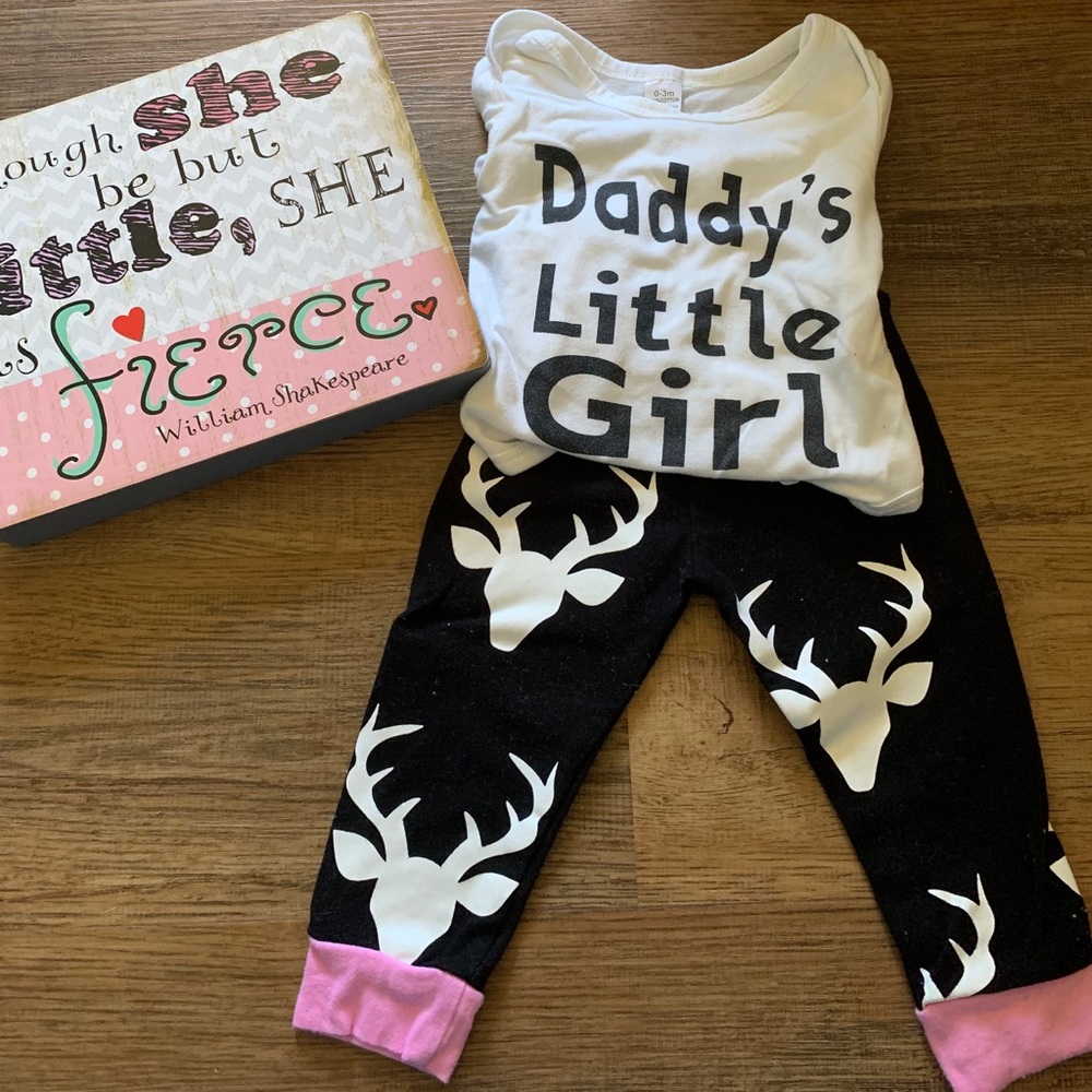 Daddy’s Little girl Deer Outfit